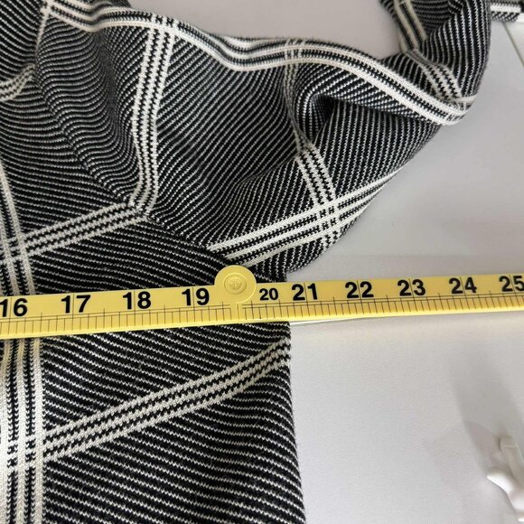 Venus Open Front Cardigan | Size L | Plaid & Houndstooth Knit Wrap Jacket - Picture 6 of 8